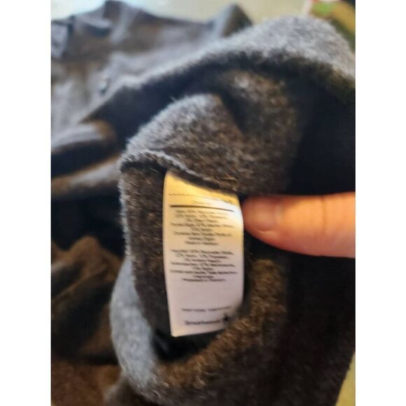 Smartwool Men's Hudson Trail Fleece Half Zip Sweater  in grey sz Medium - Picture 4 of 5